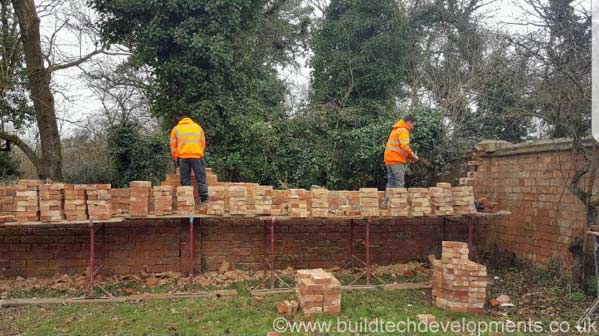 removing bricks