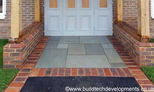 entrance hall to flats