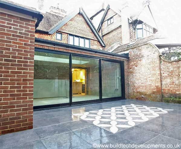 patio doors and patio tiles