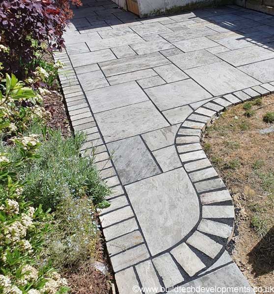 indian sandstone paving