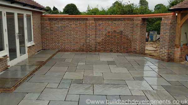 boundary wall built