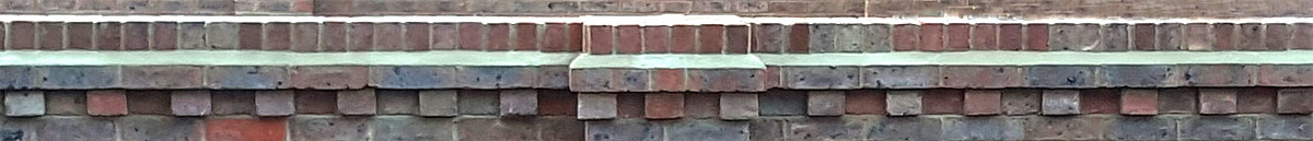 long brick wall
